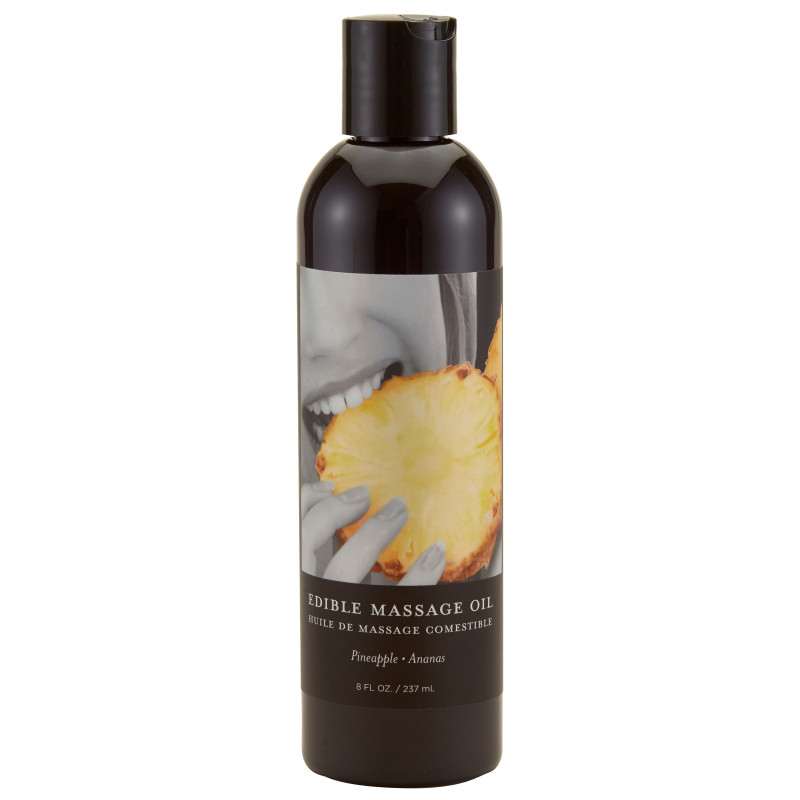 Earthly Body Huile de massage comestible Ananas 237ml